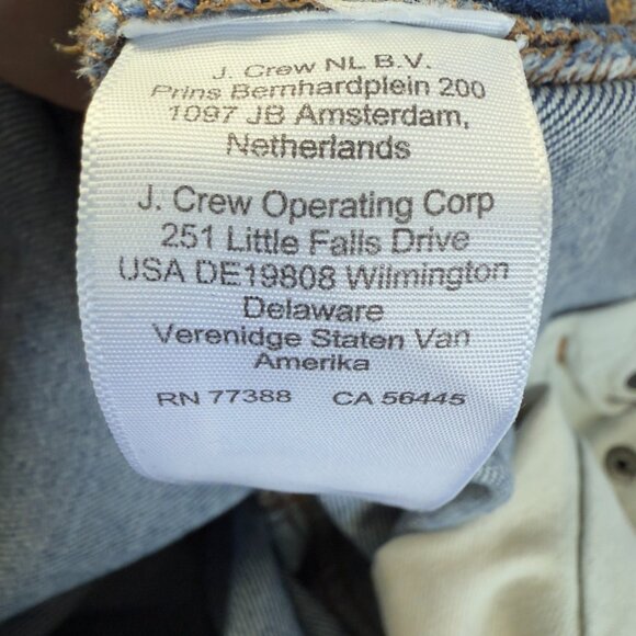 J.Crew Flex Men’s Straight Leg Jeans W36 L30 Blue Classic Fit Stretch Denim Pant - Picture 8 of 13